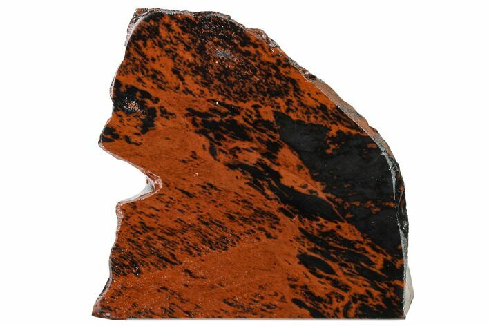 Polished Mahogany Obsidian Section - Mexico #153515